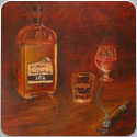 Bourbon, oil painting