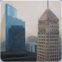 The Foshay Tower, Oil on Canvas